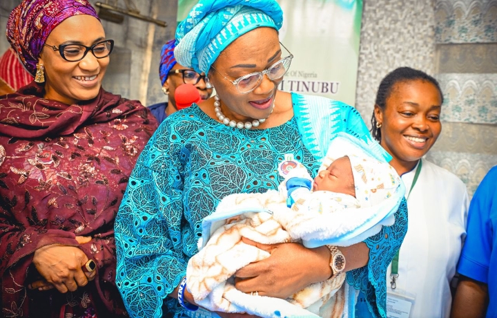 Mrs Tinubu welcomes first baby of year 2024