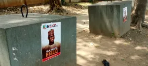 APC says no vacancy as  Yahaya Bello’s campaign posters for party  National Chairman flood Abuja