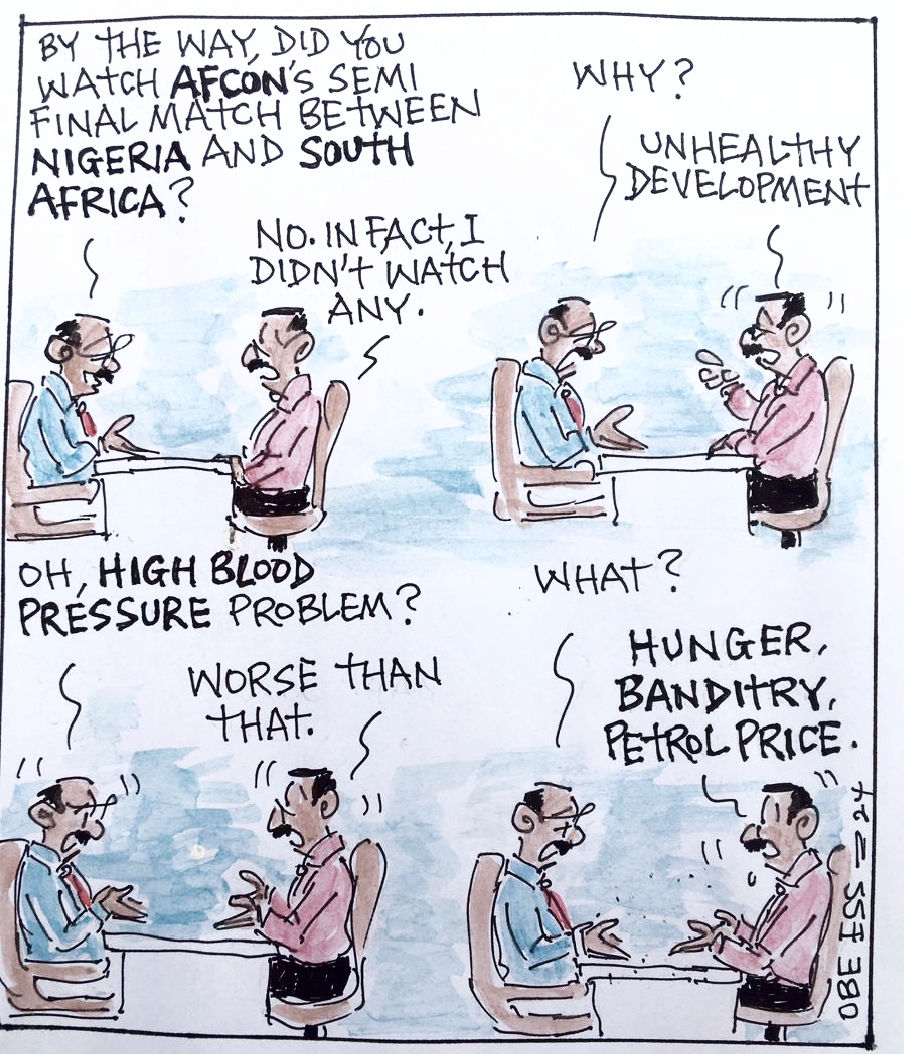 CARTOON OF THE DAY: Why I didn’t watch any AFCON match