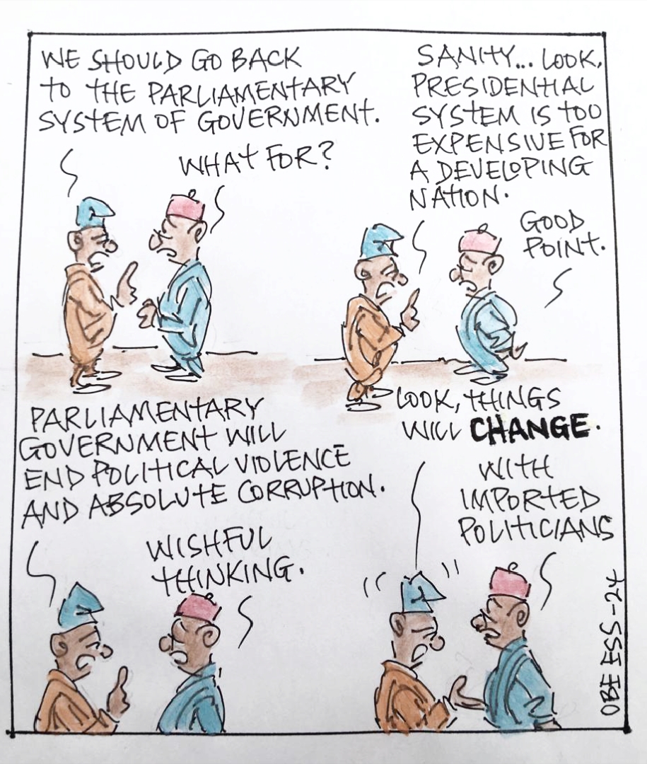 CARTOON OF THE DAY: Why Nigeria should return to parliamentary govt