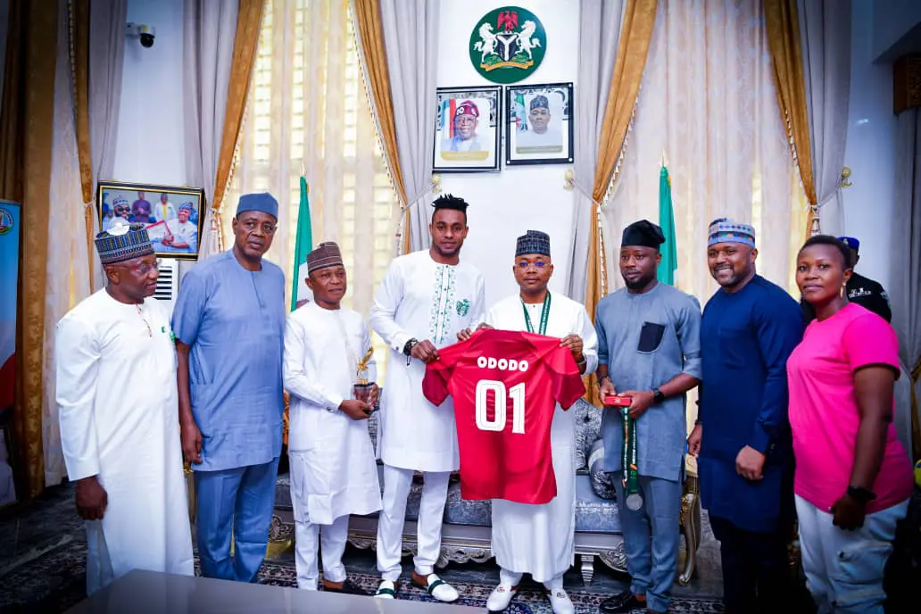 AFCON 2023: Kogi state governor, Ododo honours Super Eagles goalie, Olorunleke Ojo, others