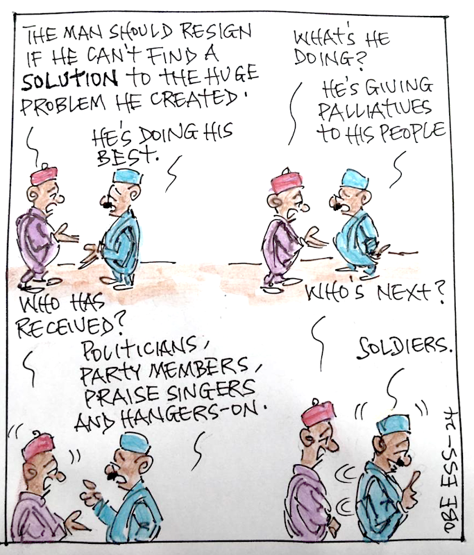 CARTOON OF THE DAY: Why Tinubu should resign